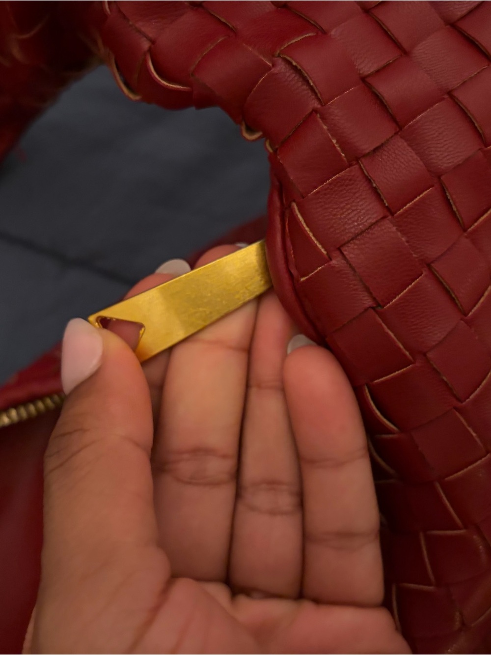 ON HOLD - Bottega Venetta Hobo Bag Red - Picture 4 of 6